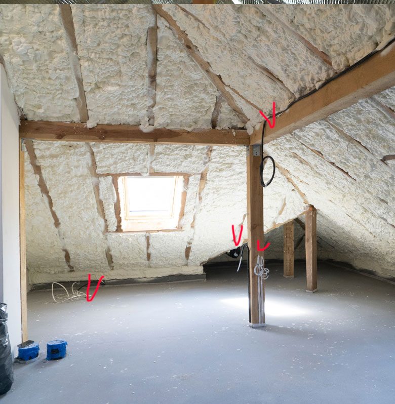 Isolation des combles perdus